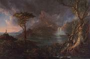 Thomas Cole A Wild Scene (mk13) oil painting on canvas